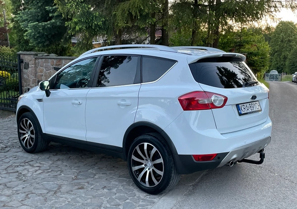 Ford Kuga cena 33900 przebieg: 180000, rok produkcji 2009 z Trzebnica małe 596